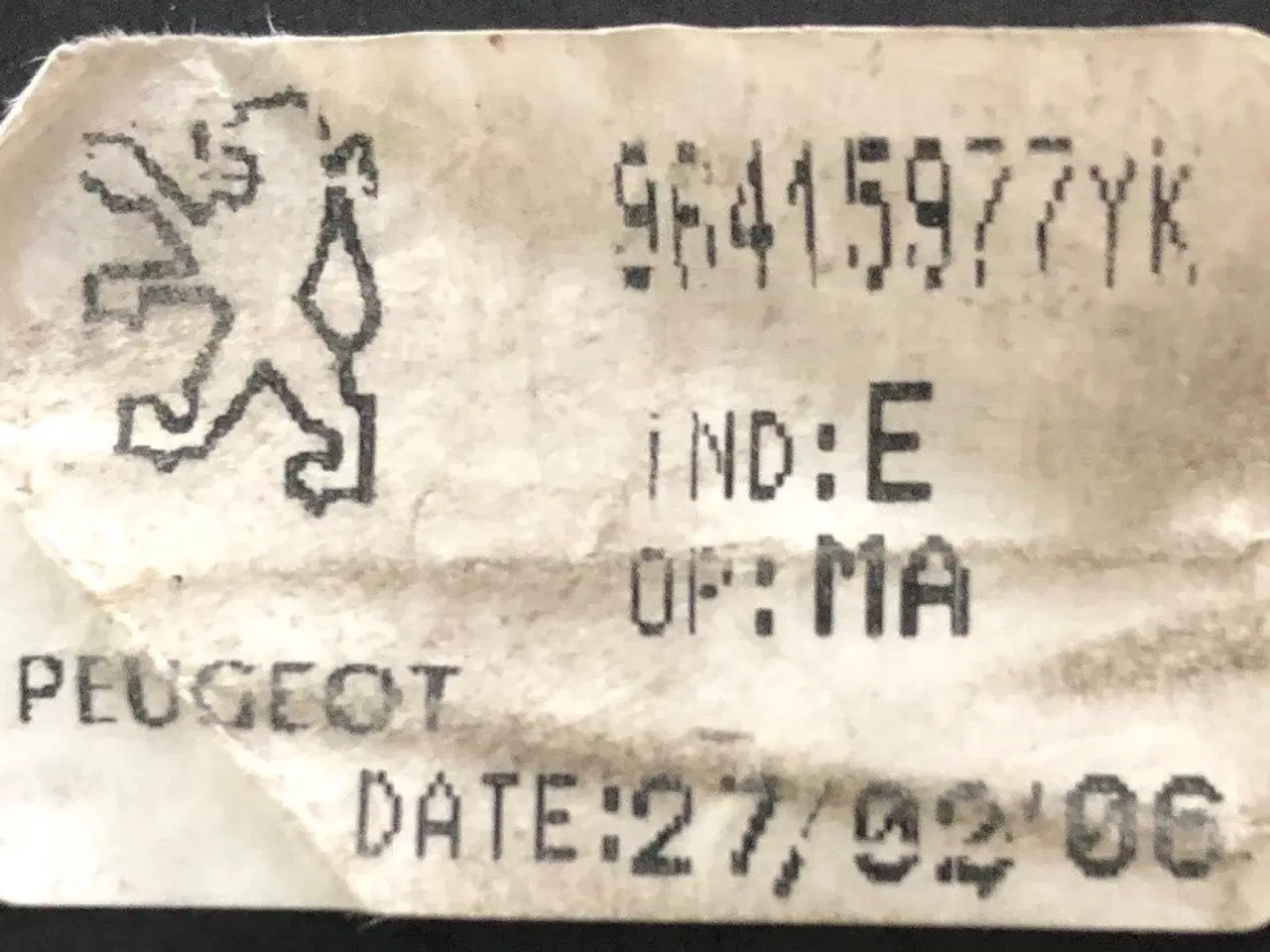 Billede 4 - Bagagerumsovertræk - Peugeot 206 SW 