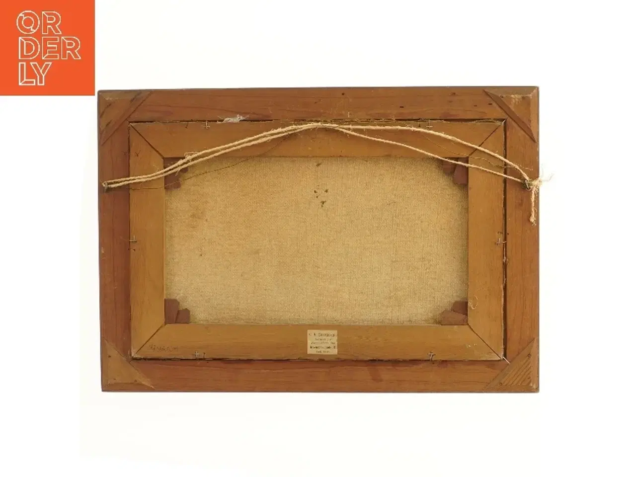 Billede 2 - Maleri med indramning (str. 57x39 cm)