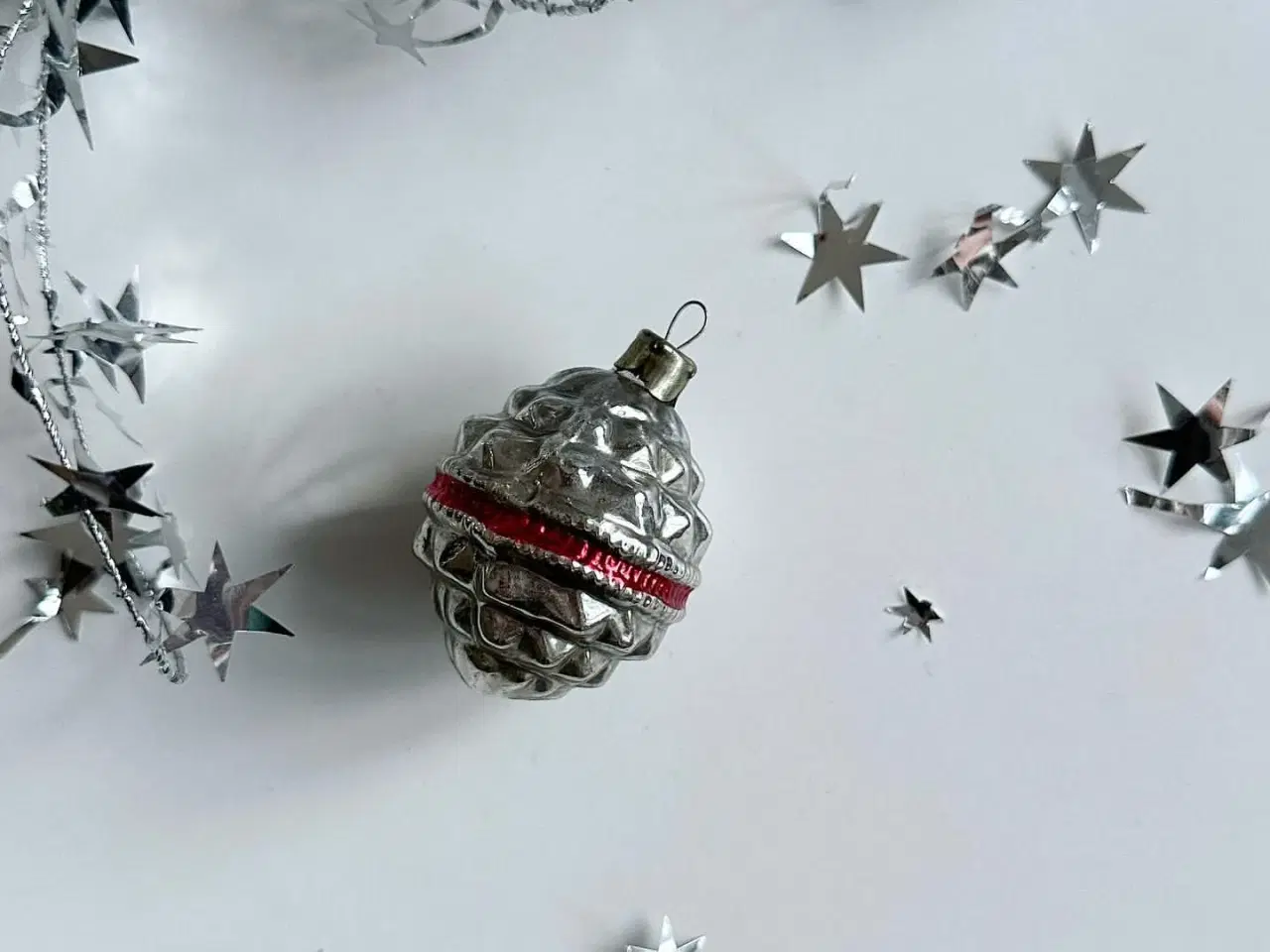 Billede 1 - Vintage julekugle, lanterne, sølv m bort