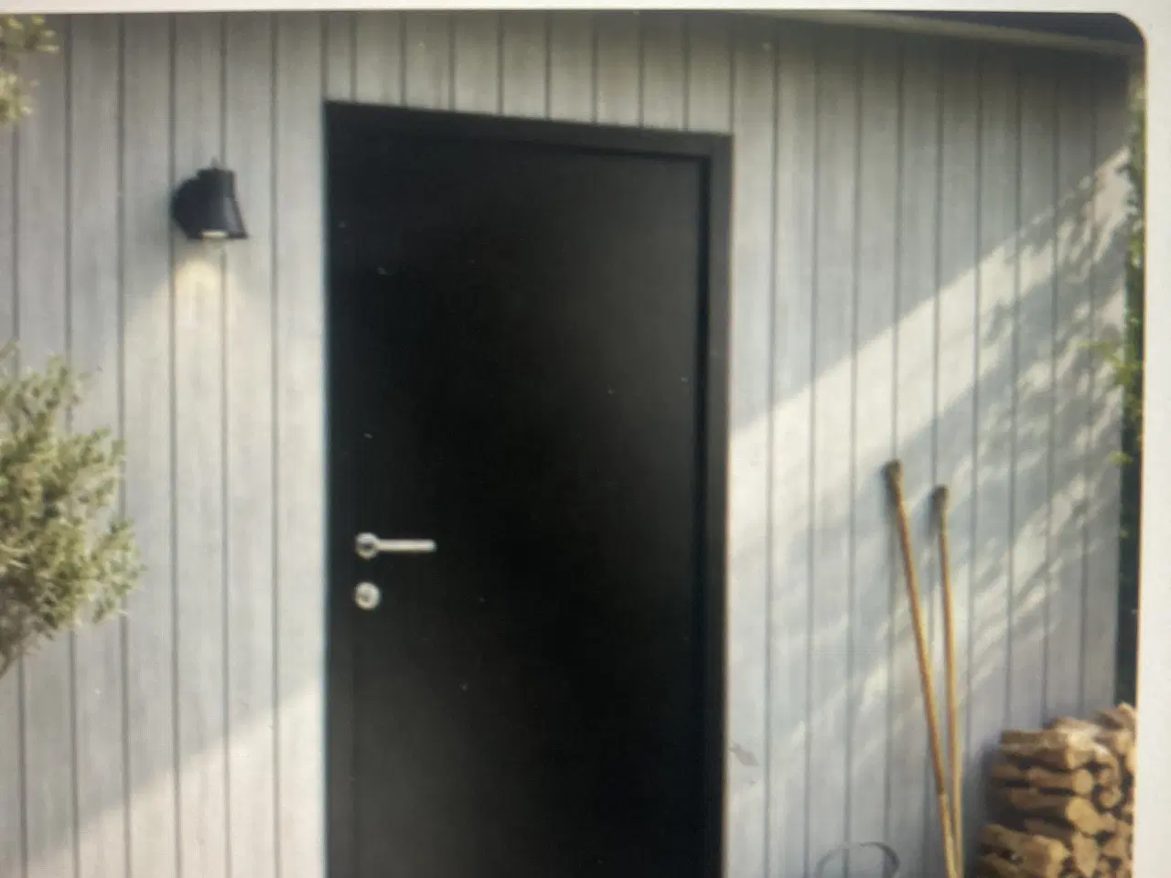 Billede 2 - Pladedør fra Swedoor sort.