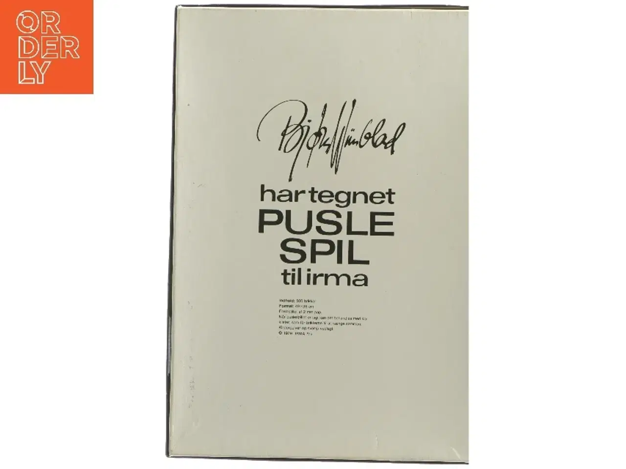 Billede 4 - Bjørn Wiinblad Øst puslespil til Irma fra Bjørn Wiinblad (str. 33x23 cm)