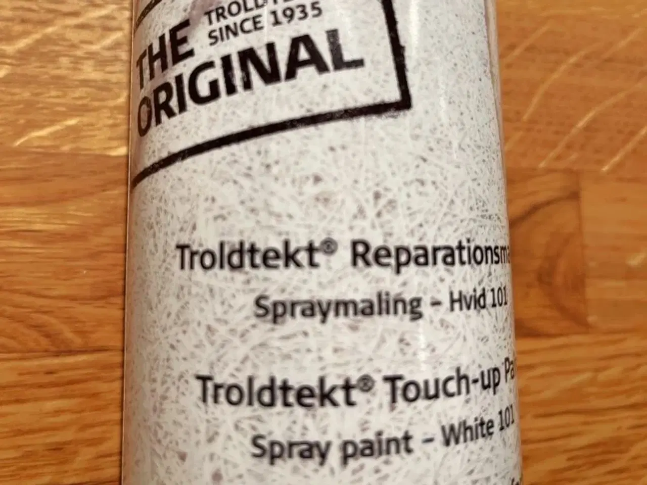 Billede 2 - Troldtekt - reparationsmaling i hvid 101