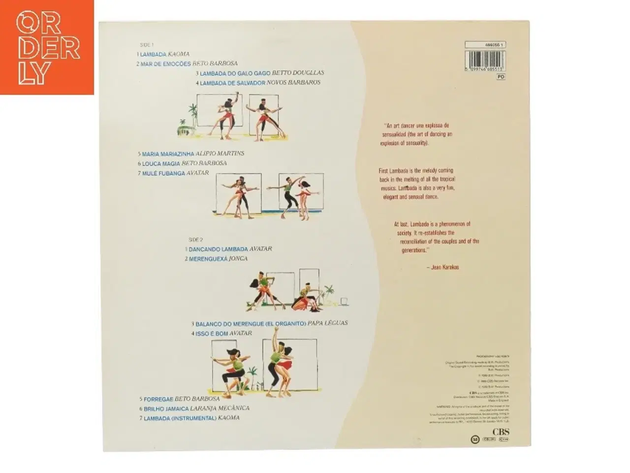 Billede 2 - Lambada musik LP fra CBS