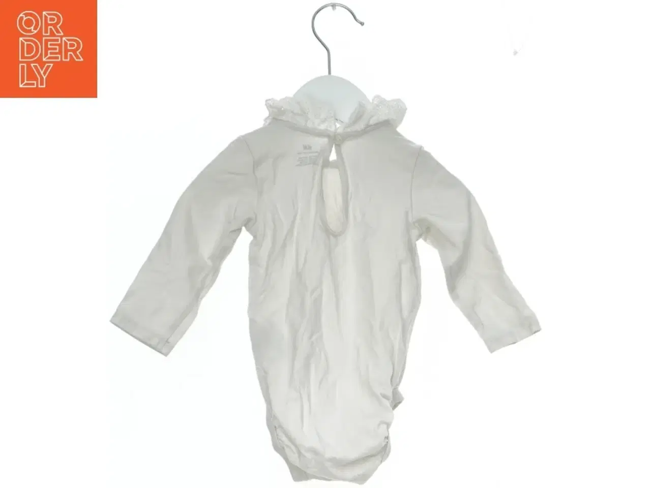 Billede 2 - Hvid bodystocking med lange ærmer fra H&M (str. 68)