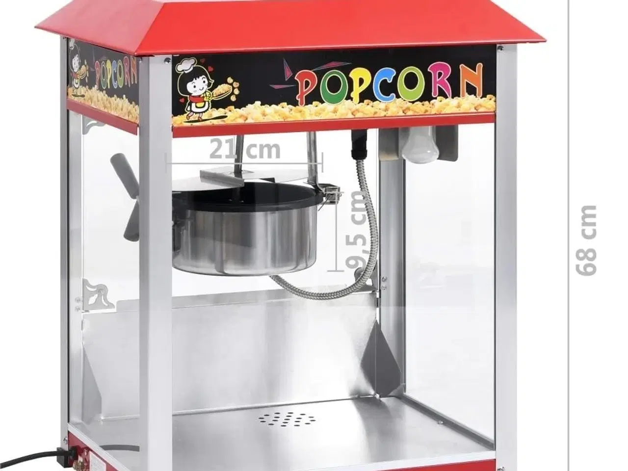 Billede 10 - Popcornmaskine med teflongryde 1400 W
