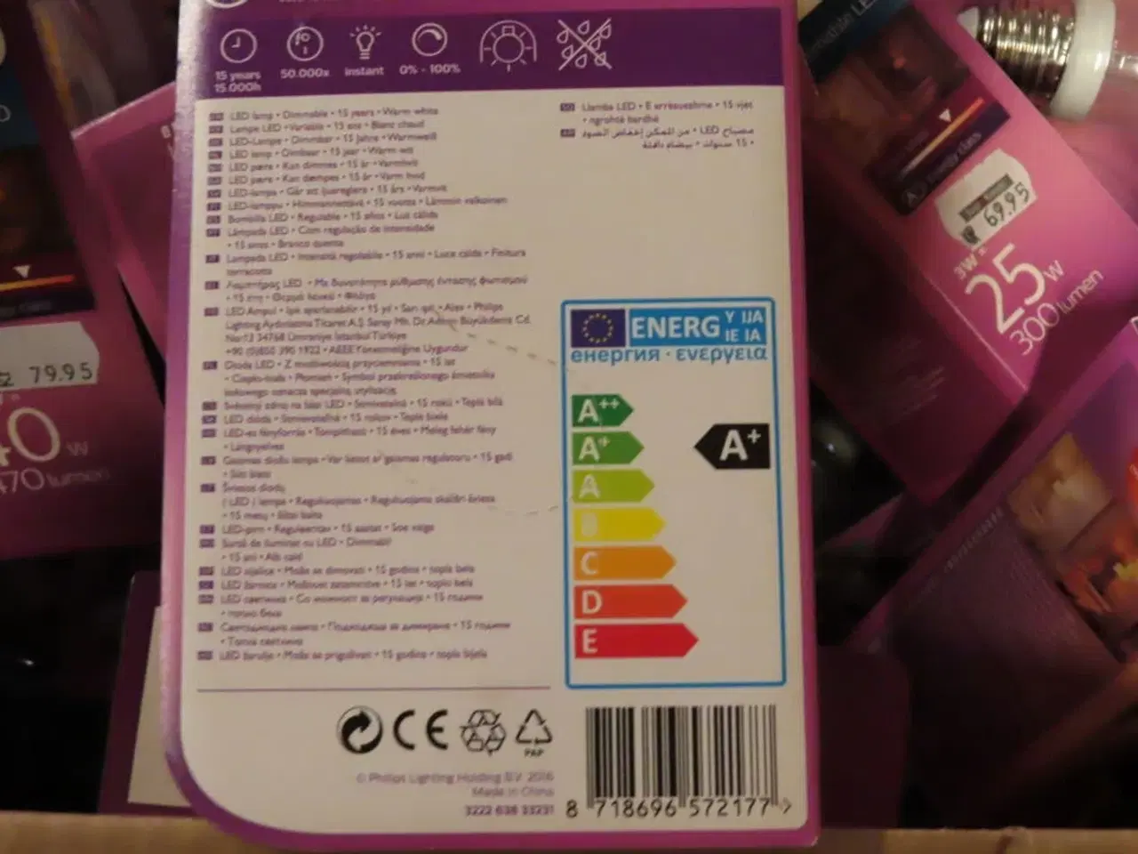 Billede 4 - Stort parti LED pærer PHILIPS