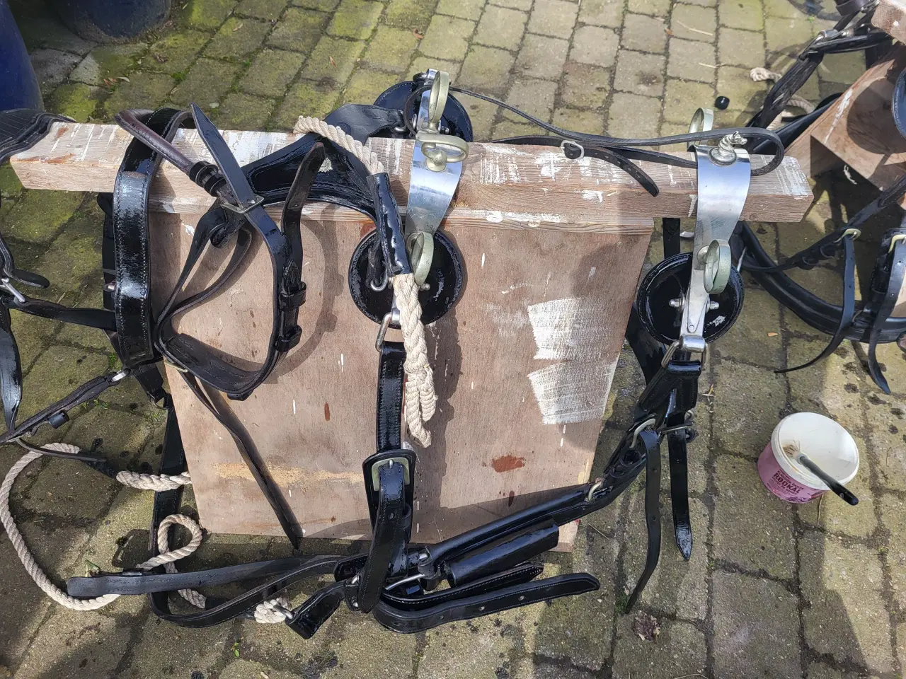 Billede 1 - Unikt seletøj med sølv spænder 