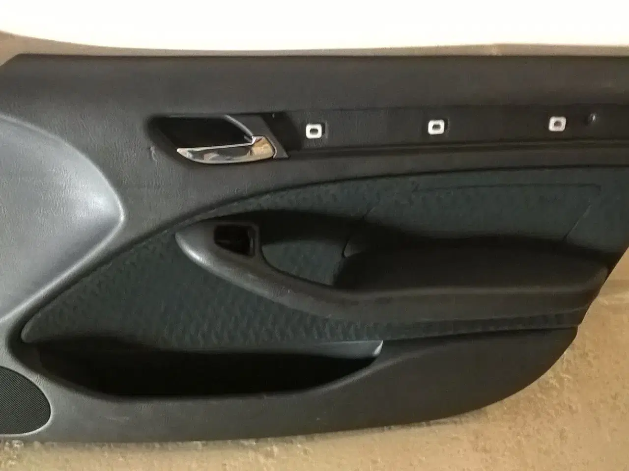 Billede 7 - BMW E46 stof kabine i sort inklusiv dørpanel   