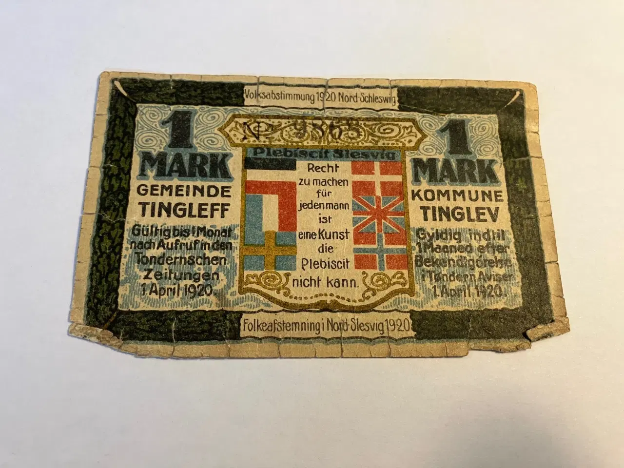 Billede 1 - 1 Mark Tinglev