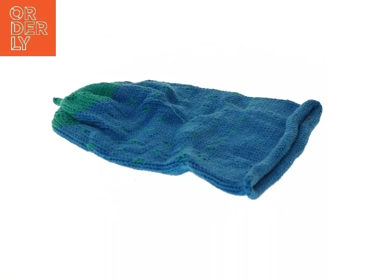 Billede 4 - Strikket hue (str. 17x20 cm)