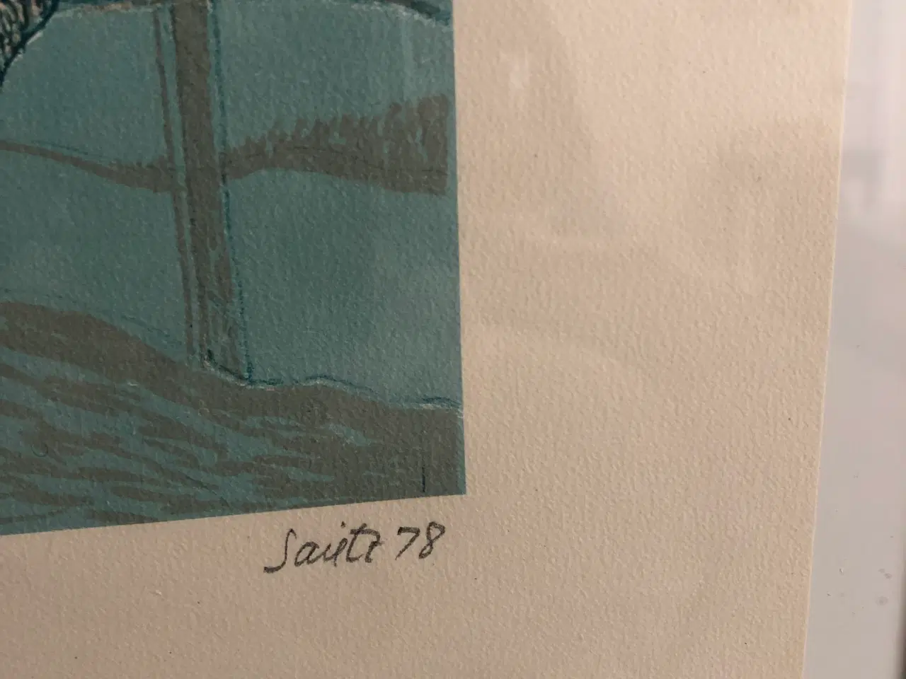 Billede 3 - Kunsttryk af Gunner Saeitz 1978