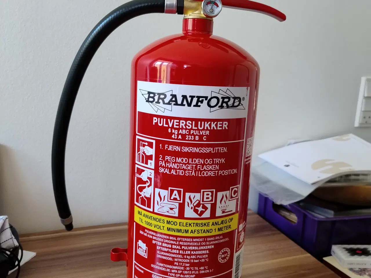 Billede 2 - 6 kg Pulverslukker 