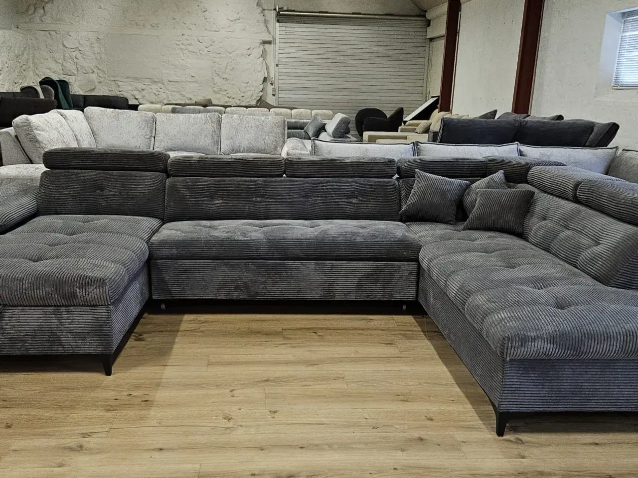 Billede 1 - U-Sofa SATURN med Sengefunktion/Sengeboks