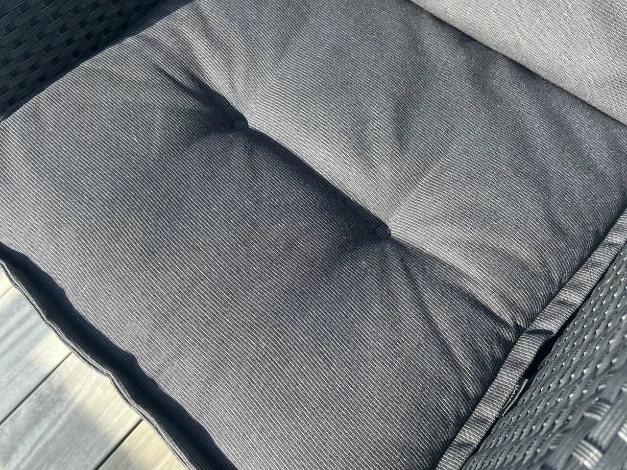 Billede 2 - Kraftige hynder til stol med høj ryg