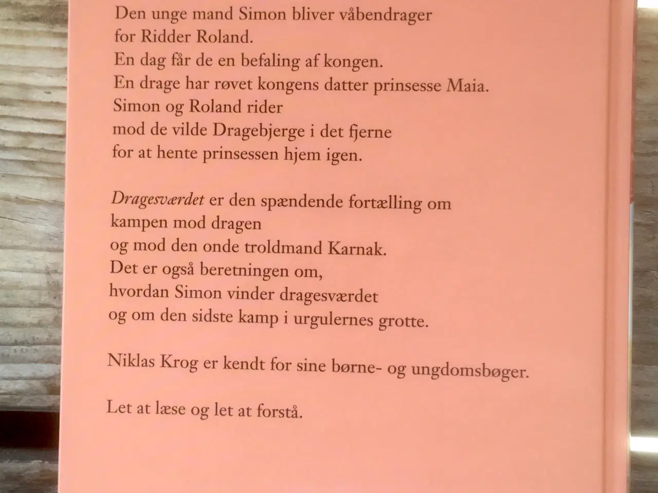 Billede 2 - Dragesværdet, Niklas Krog, genre: fantasy