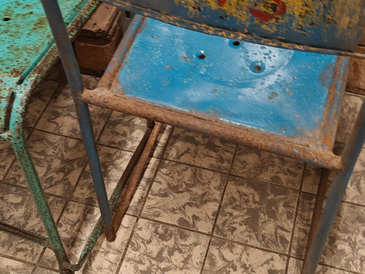 Billede 2 - Metal stole 
