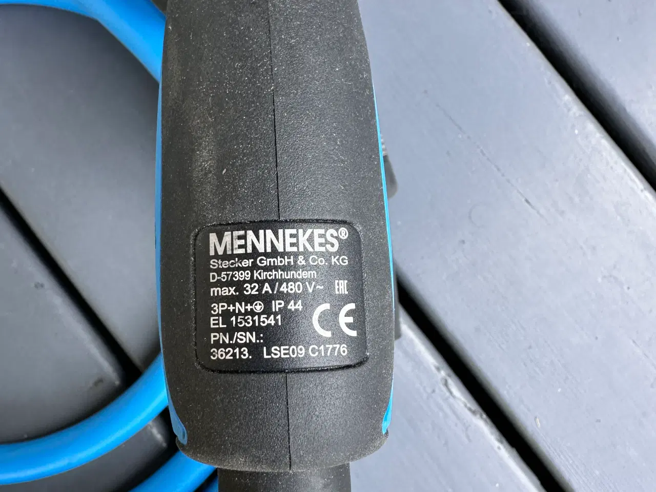 Billede 2 - Ladekabel Mennekes