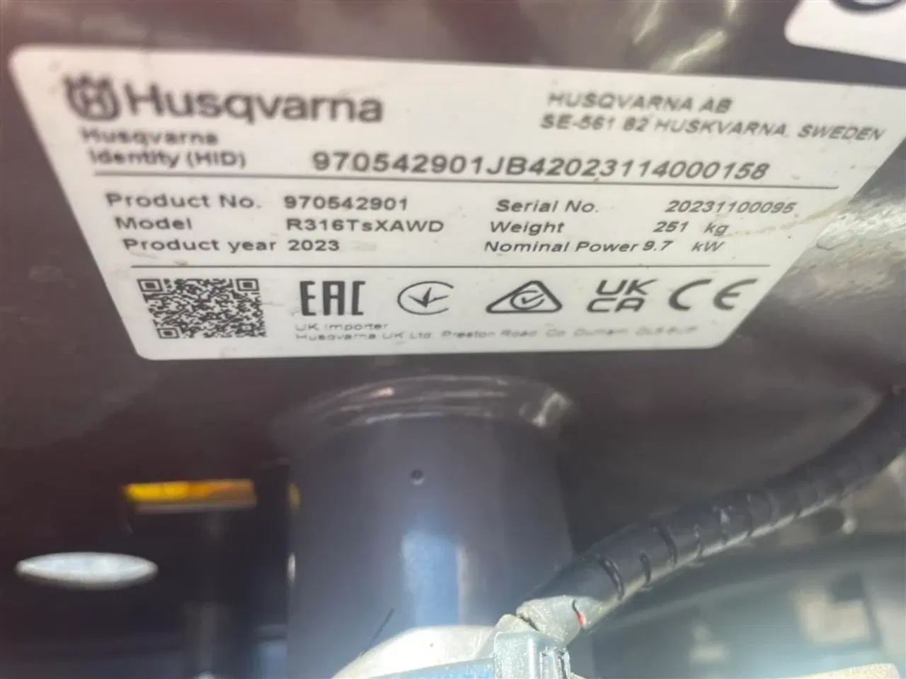 Billede 6 - Husqvarna R 316TsX AWD 112cm klipper