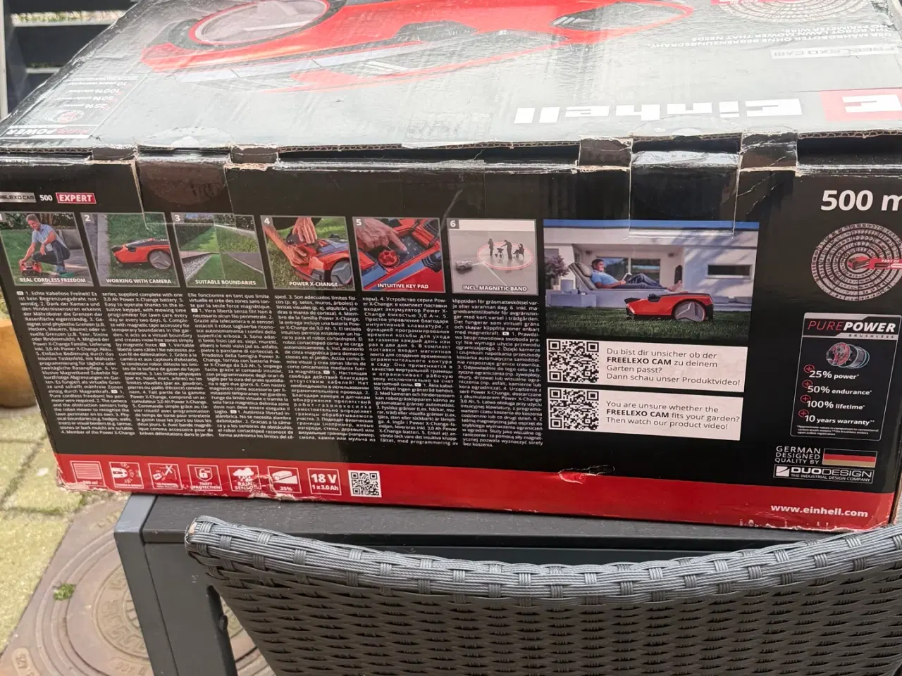 Billede 12 - Kvalitets  Robot Plæneklipper Fra Tyske Einhell,