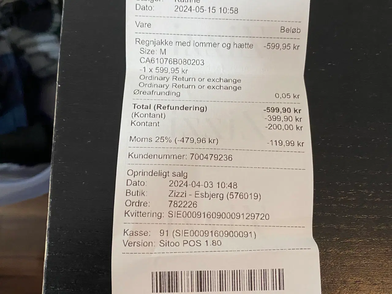 Billede 2 - Regnjakke fra zizzi.