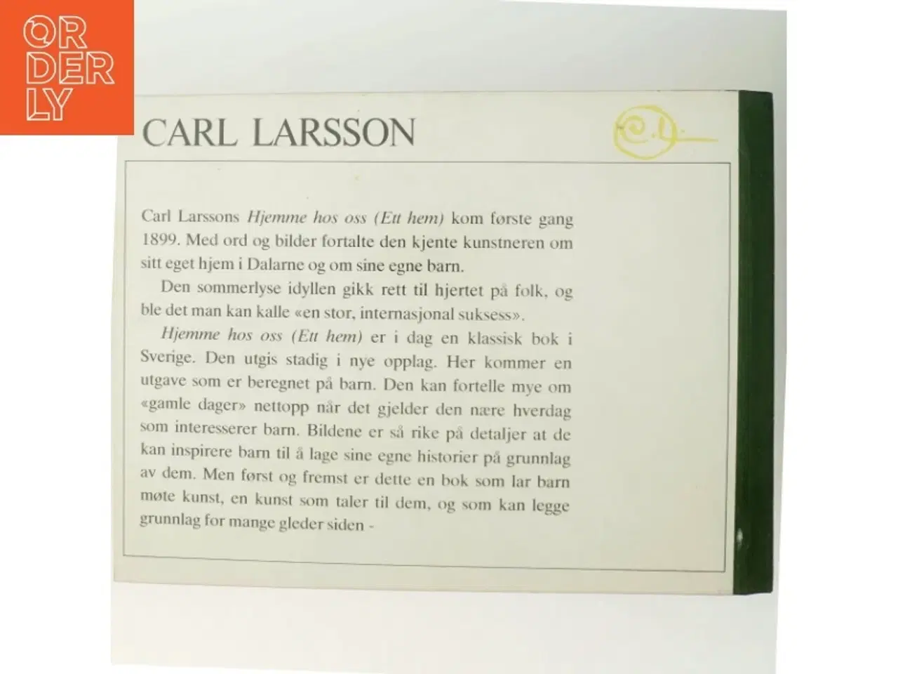 Billede 3 - Carl Larsson Billedbog
