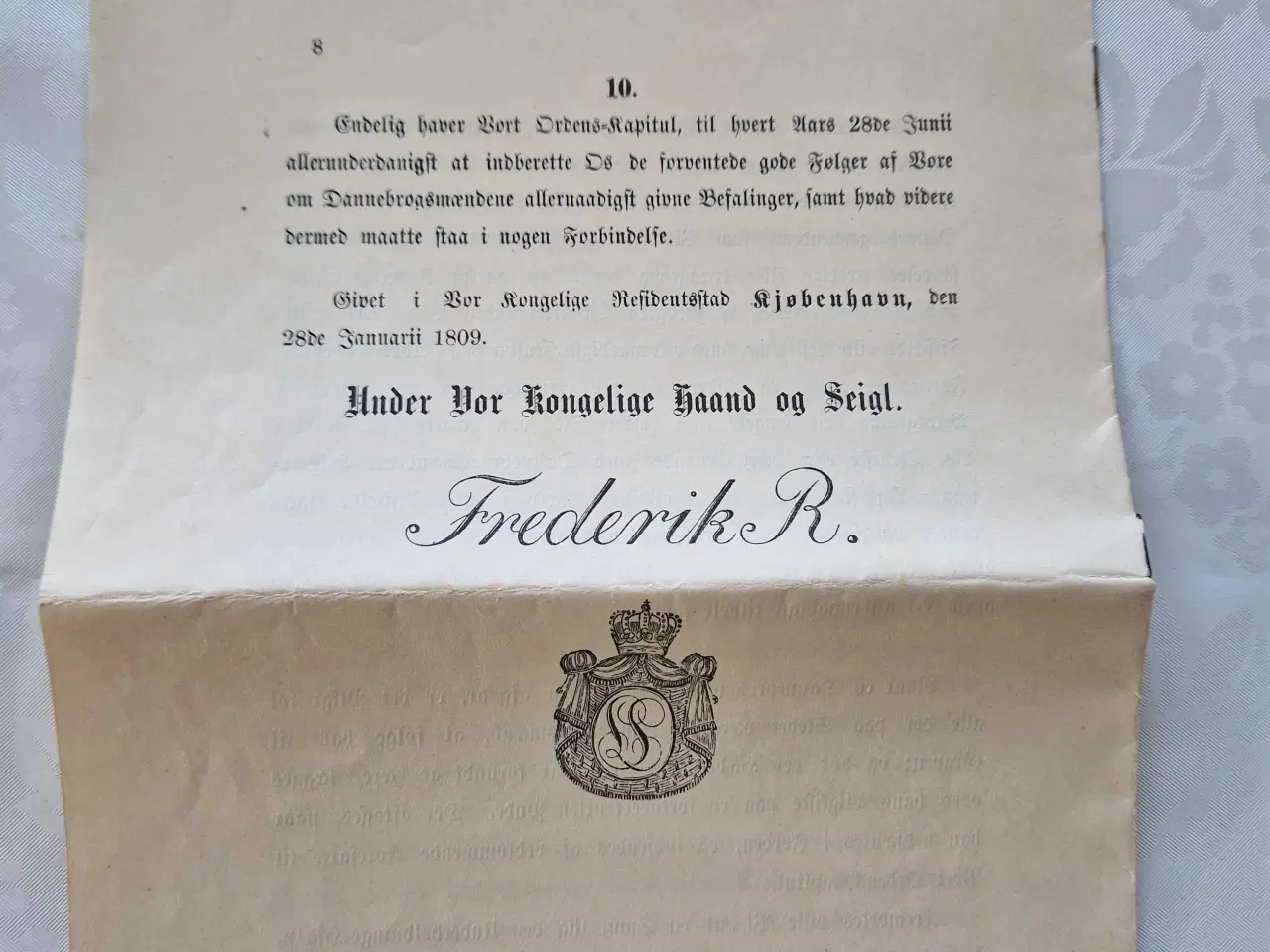 Billede 7 - Miniature ridderkors I original æske med papirer