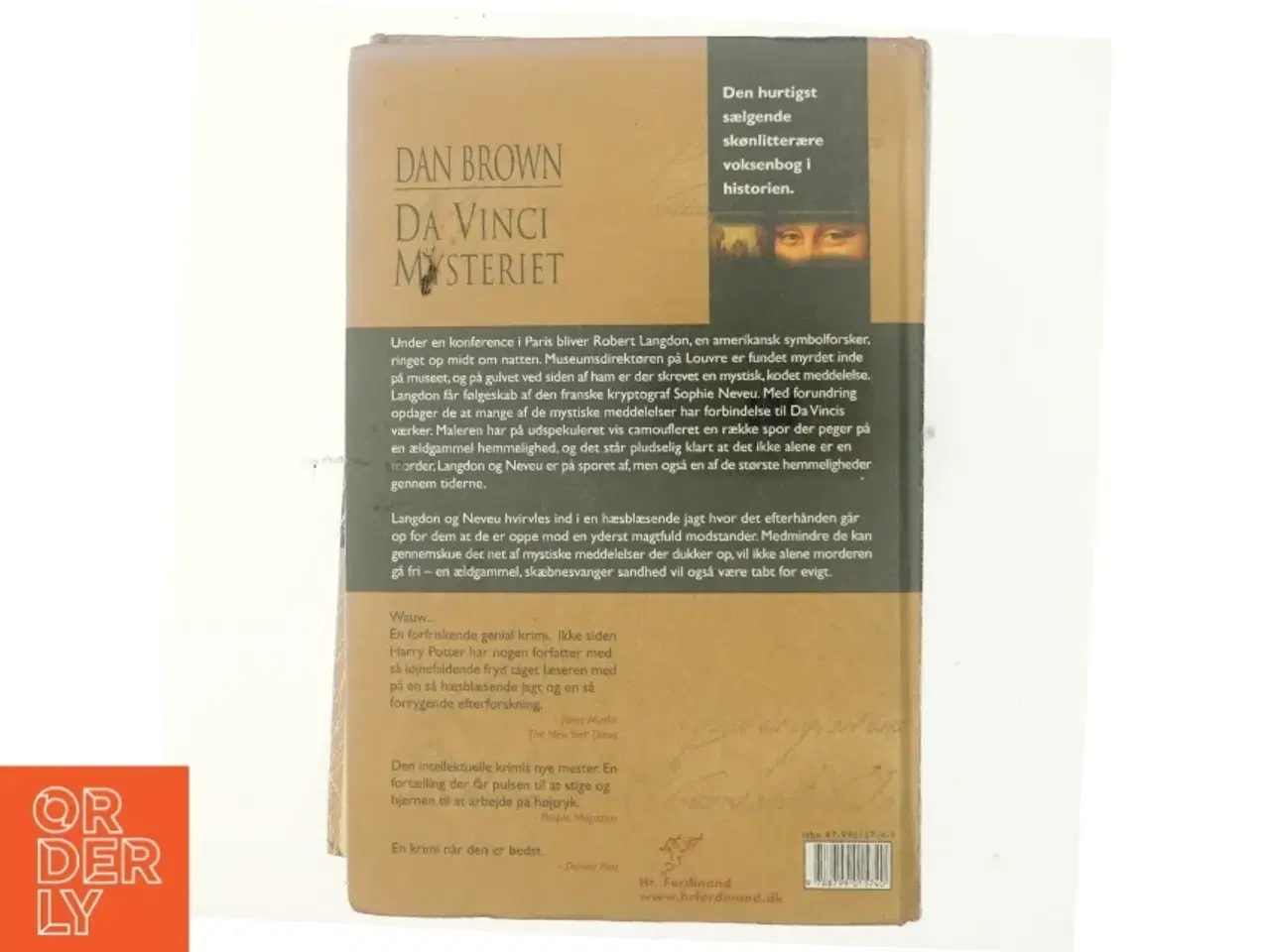 Billede 3 - Da Vinci Mysteriet af Dan Brown (Bog)