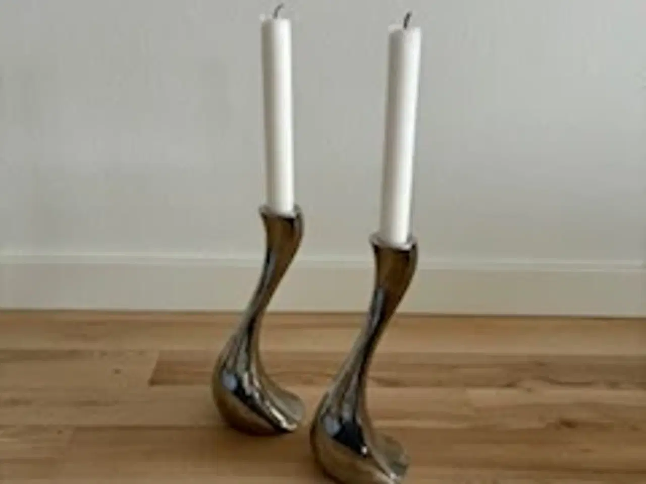 Billede 1 - 2 Cobra lyse stager fra Georg Jensen