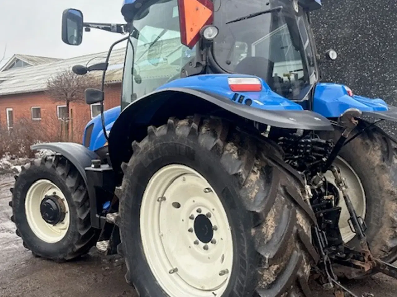 Billede 11 - New Holland T.6155 ENEJERS. KUN 4163 TIMER. M. FULD FRONTVÆGT.