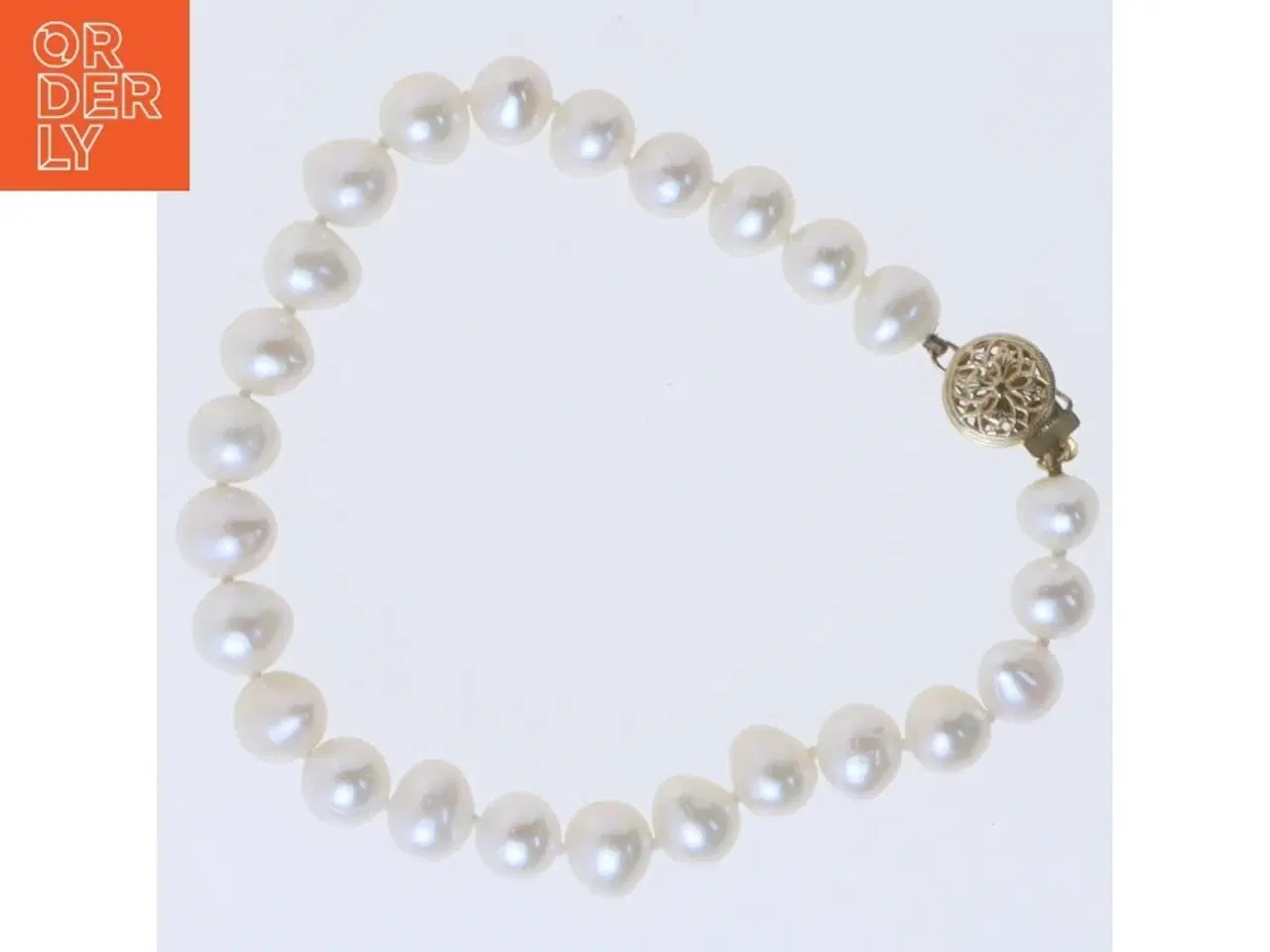 Billede 1 - Perlehalskæde (str. 21 cm)