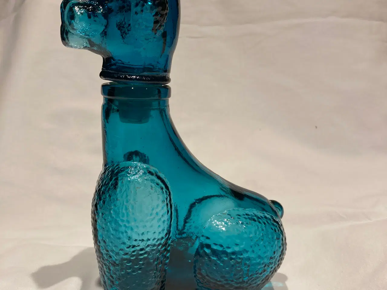 Billede 4 - Blå Empoli karaffel puddelhund