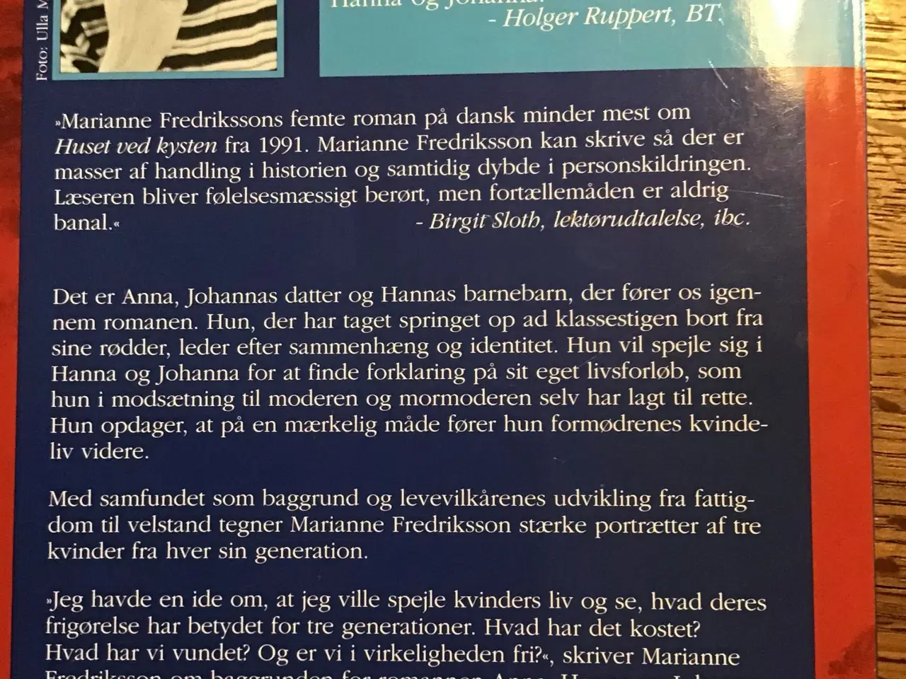 Billede 3 - Marianne Fredriksson : Anna, Hanna og Johanne