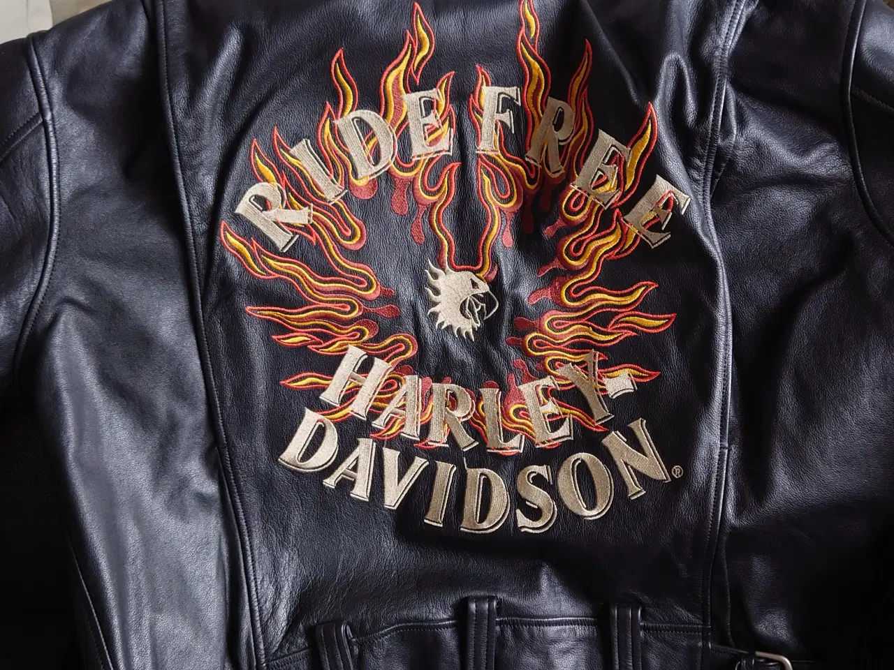 Billede 1 - Harley Davidson læder jakke