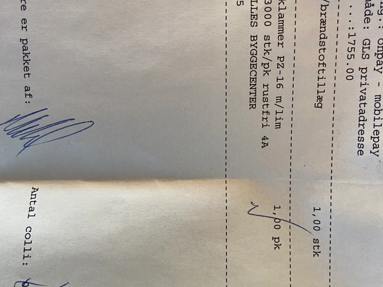Billede 2 - Tjep klammer til sømpistol, PZ-16, 64 mm uåbnet