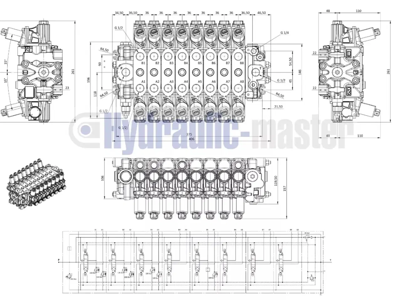 Billede 4 - Radiostyring Scanreco Maxi 8 funktioner Kran Kesla