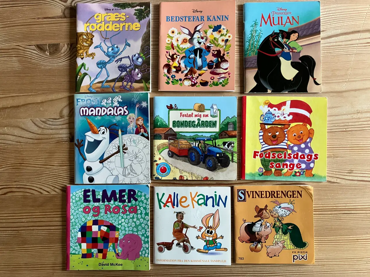 Billede 6 - 7 x 9 børnebøger, Lilleput, Disney m.m.