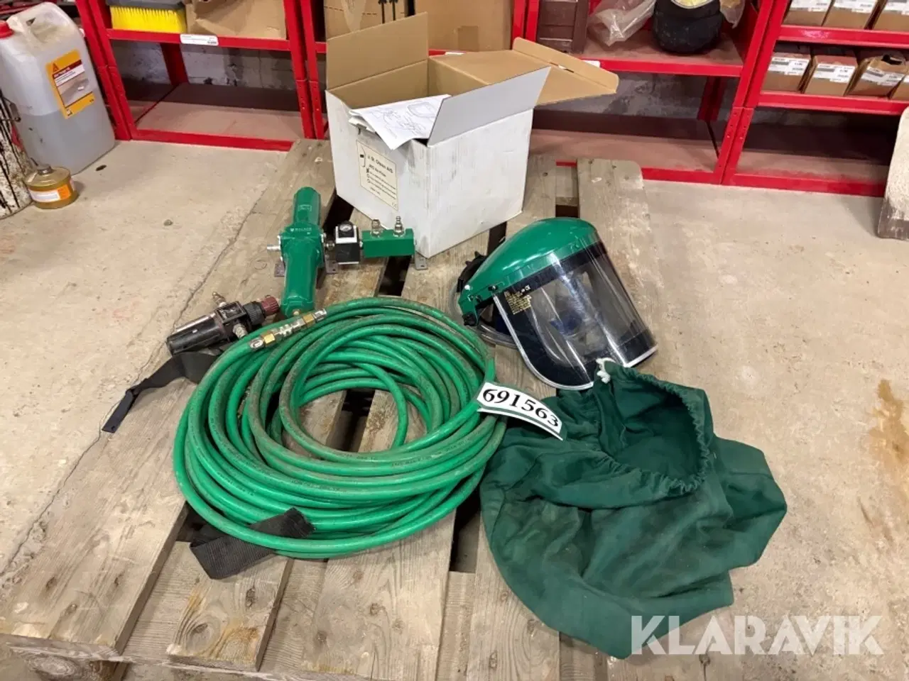 Billede 4 - Frisk luft masker og slange J. B. Olsen 2 masker