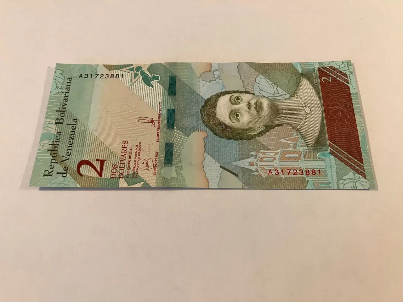 Billede 2 - 2 Bolivares Venezuela