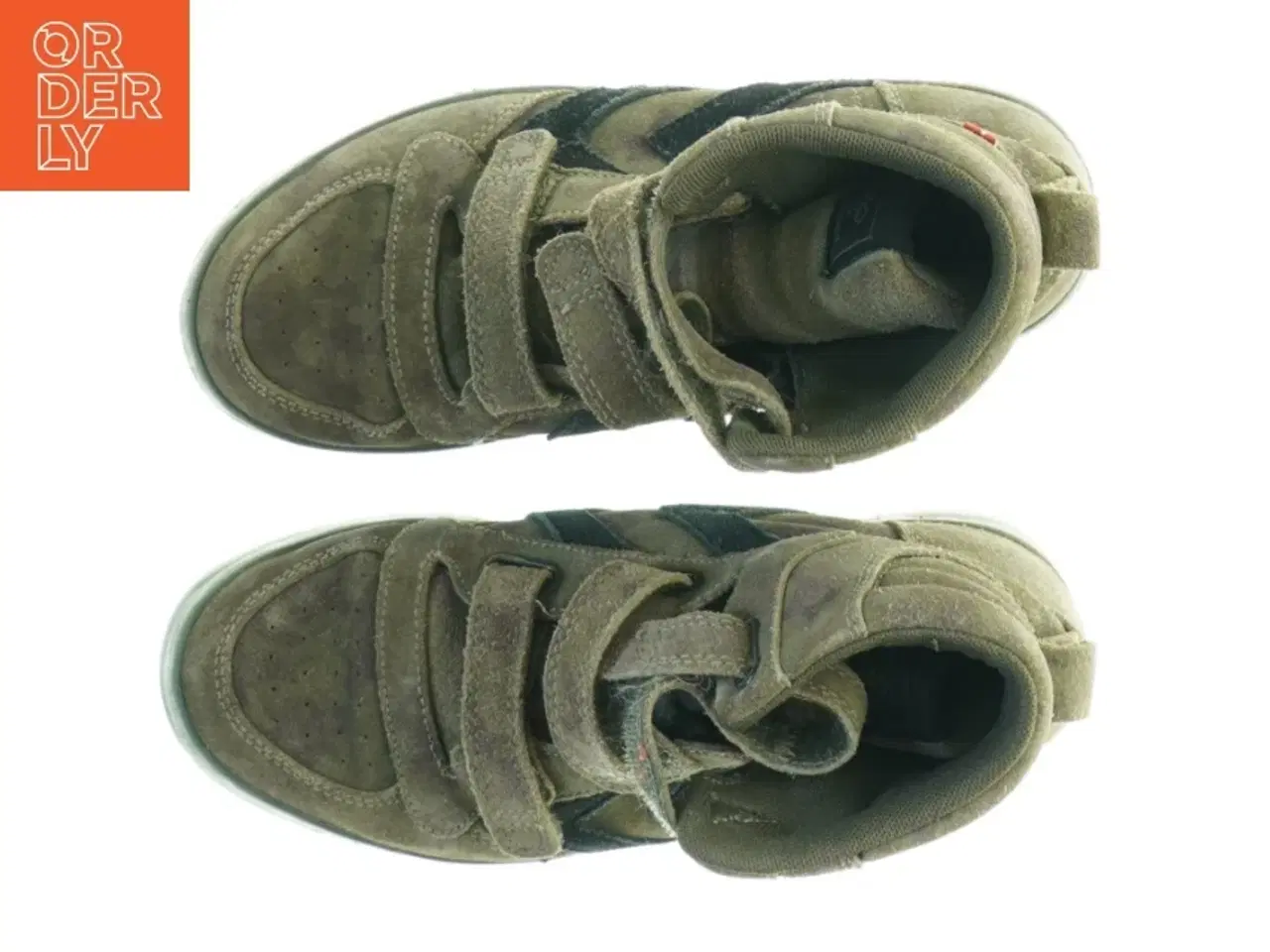 Billede 2 - Grønne sneakers med velcro fra Hummel (str. 34)