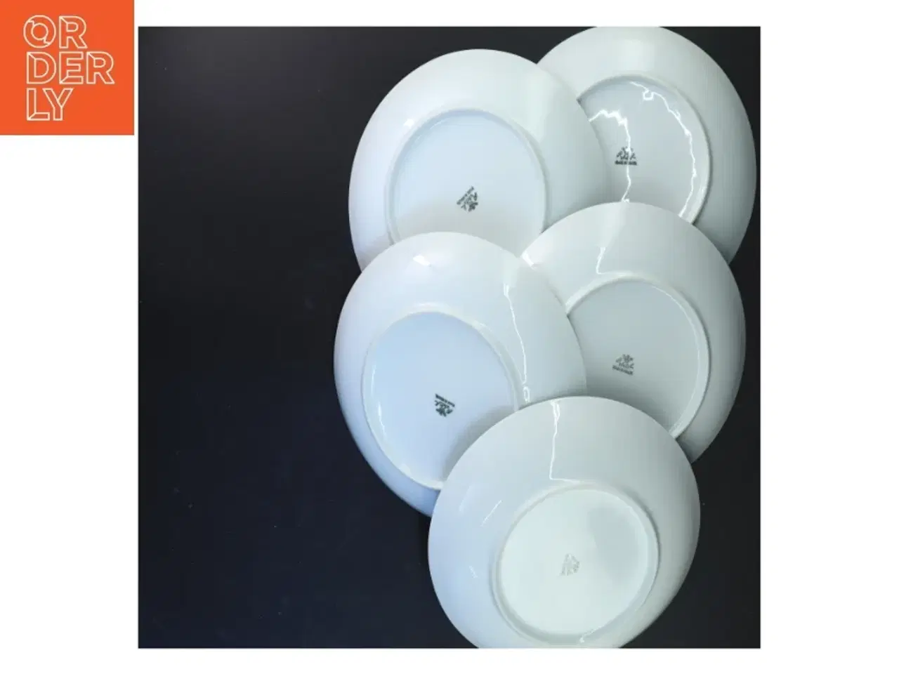 Billede 2 - Sæt med fem porcelænstallerkener fra Royal Porzellan Bavaria KPM Germany (str. Ø 21 cm)