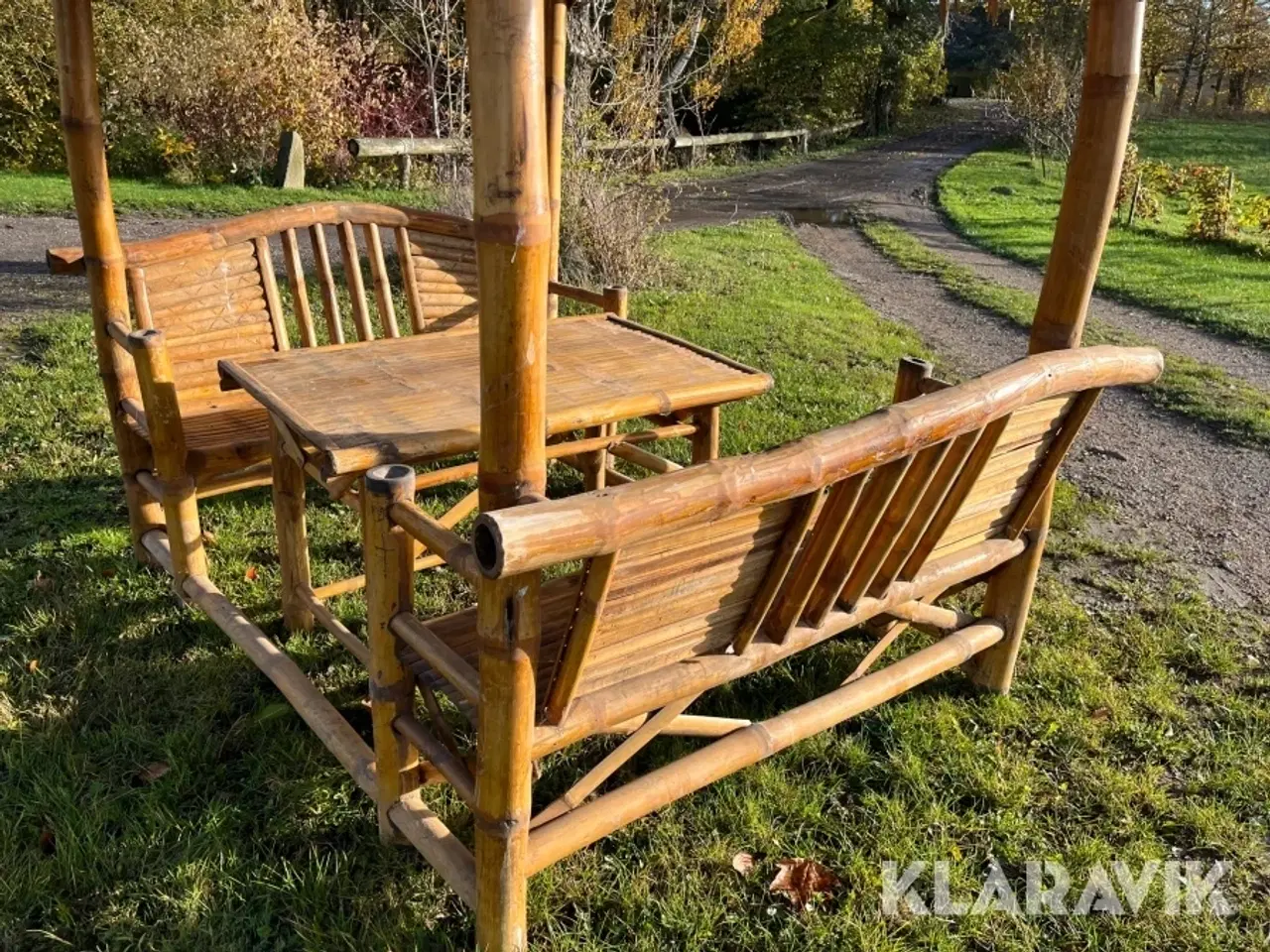 Billede 2 - Bambus hytter 3 styk