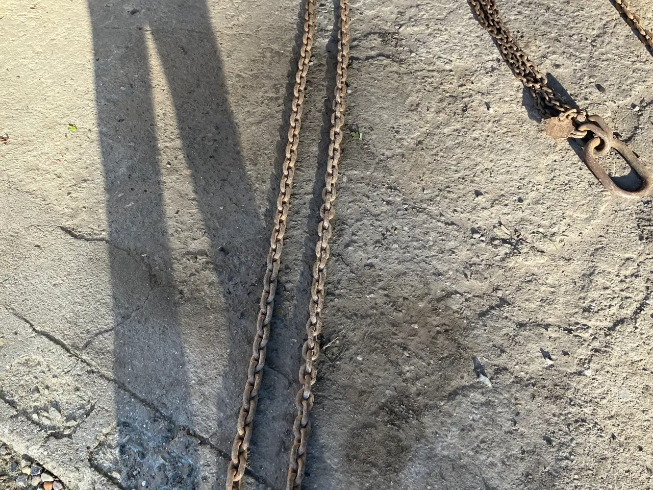 Billede 2 - Trækkæder jern i forskellige længder 8 mm og 10mm