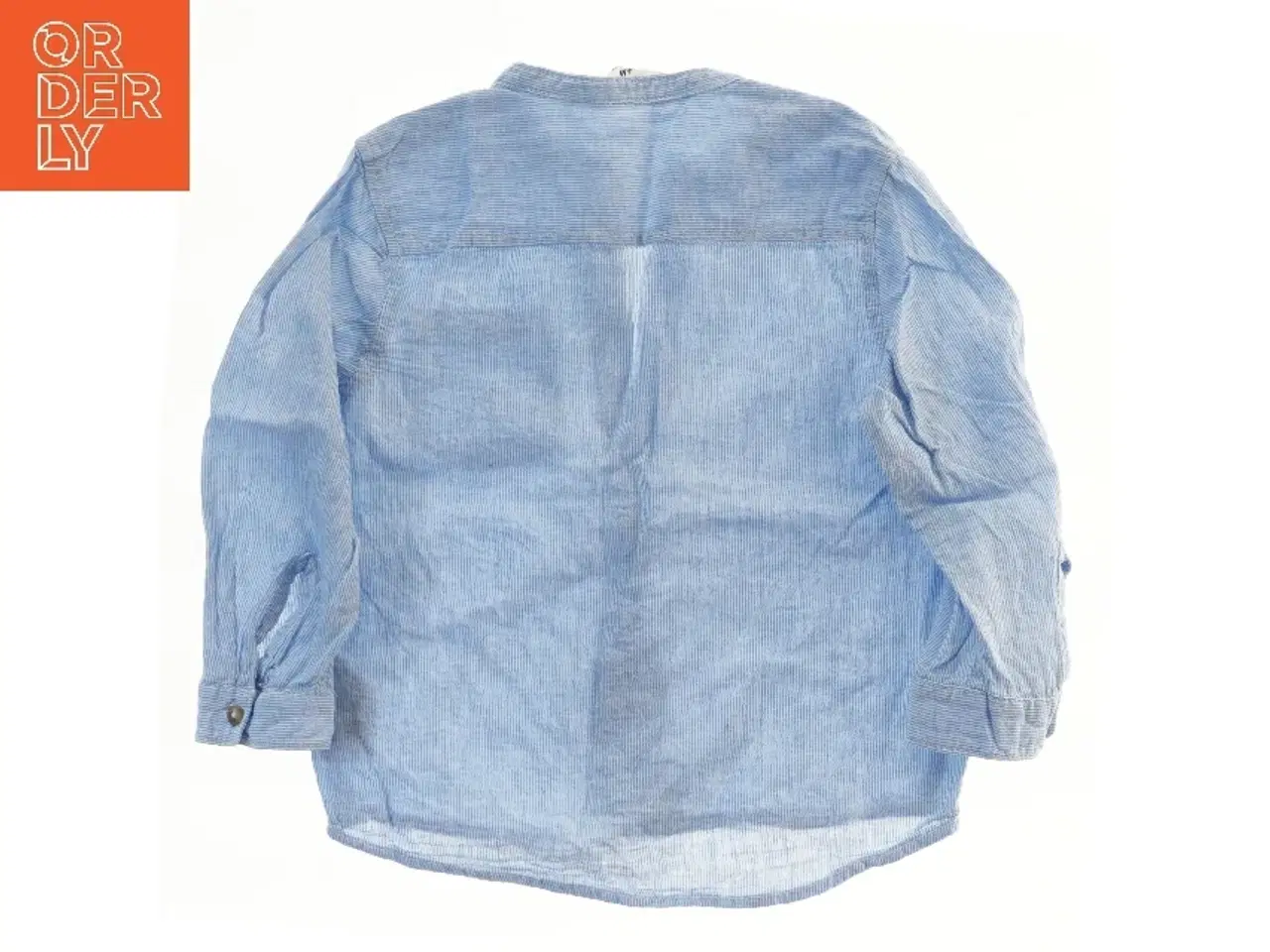 Billede 2 - Blå bomuldsskjorte fra H&M (str. 98)