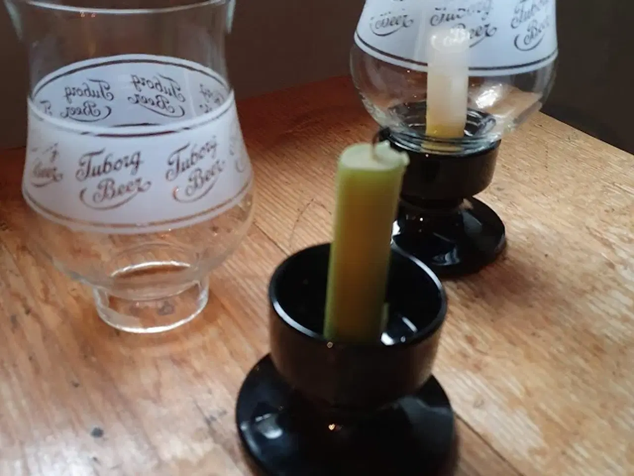 Billede 4 - 2 unikke vintage lysestager - Tuborg/Carlsberg