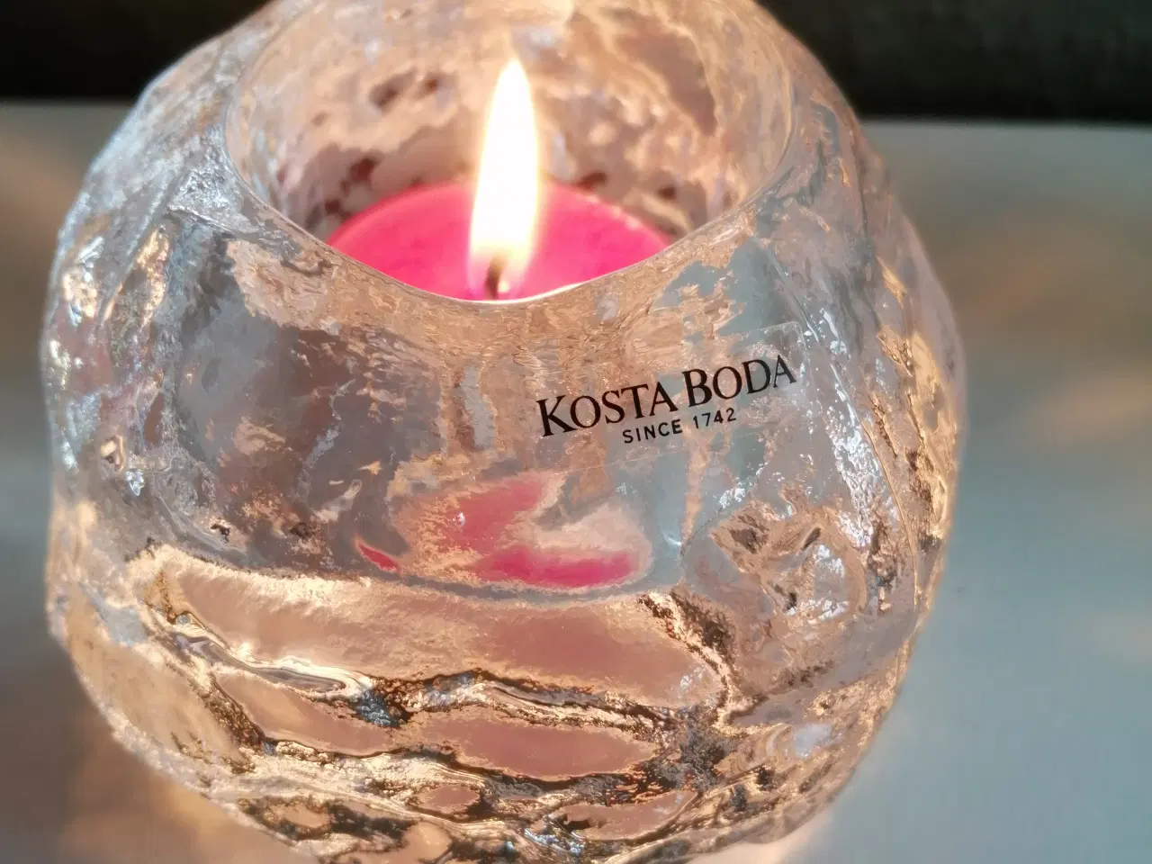 Billede 3 - Kosta Boda Snebolde - Fyrfadsstager