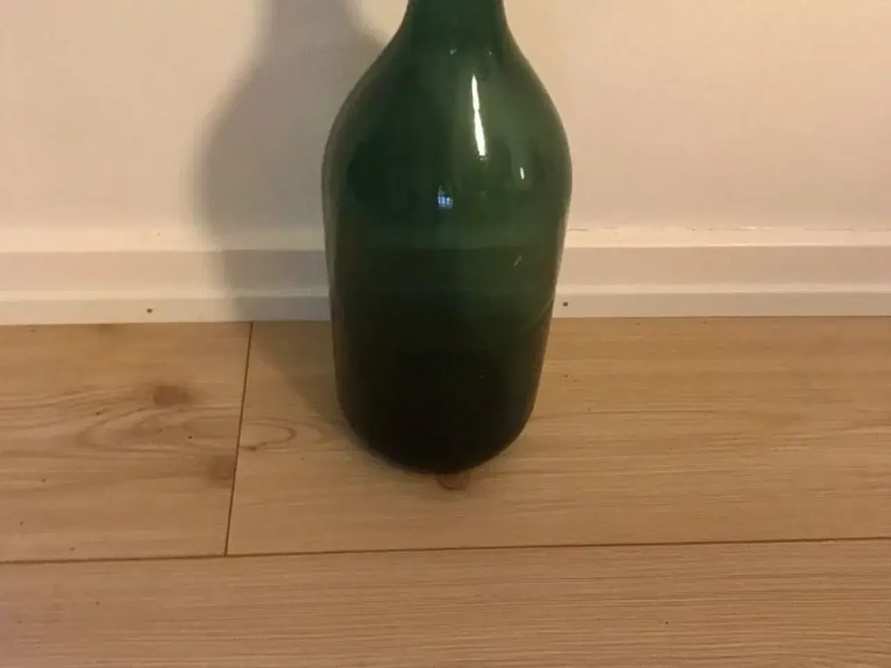 Billede 1 - Smuk gammel grøn flaske