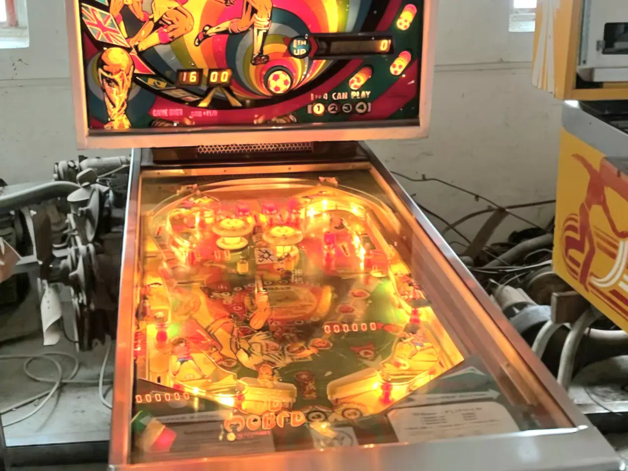 Billede 12 - Flippermaskine, Williams World Cup, Nyistandsat!