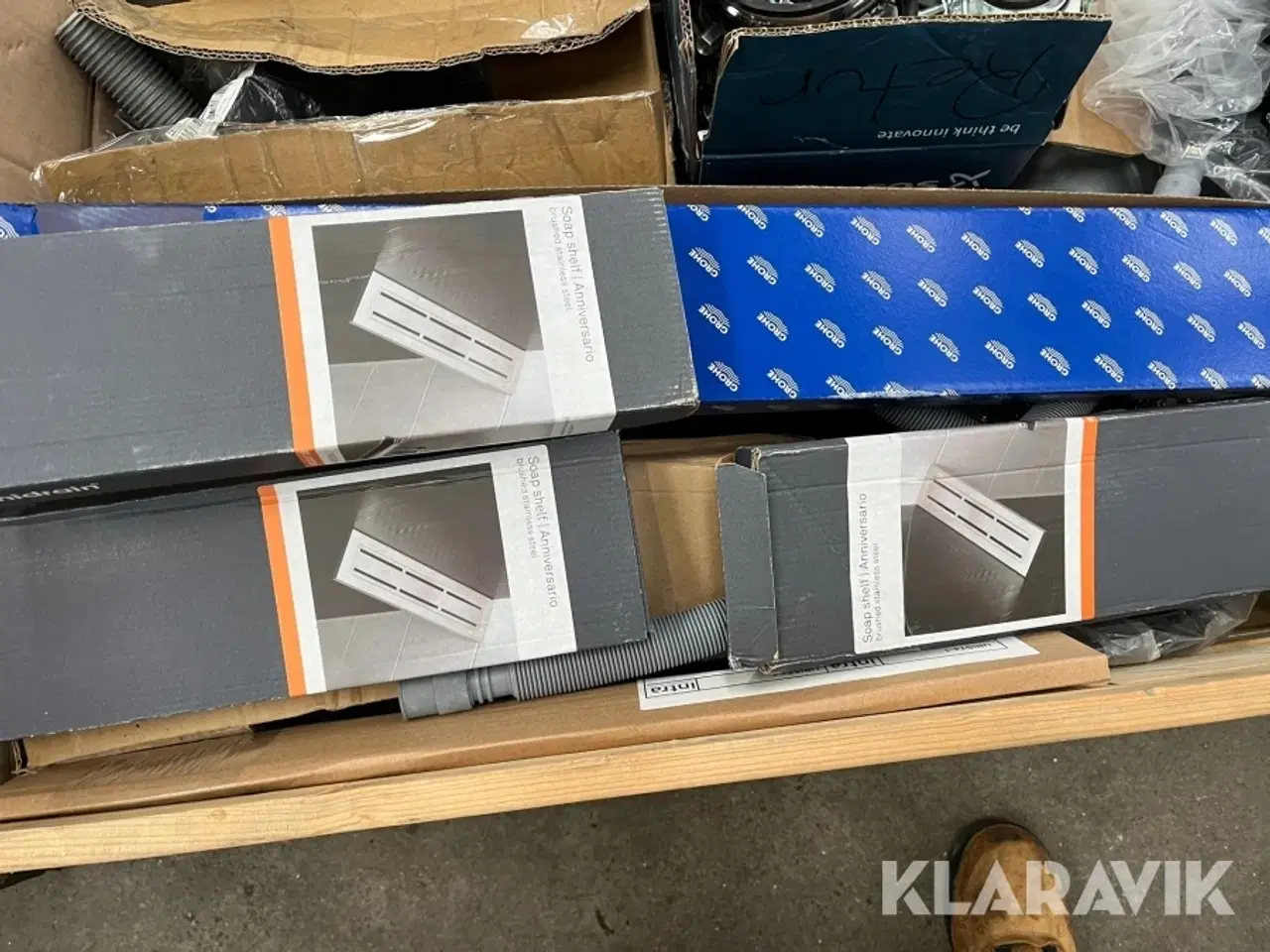 Billede 4 - Lot - unidrain, håndklædetørrer, rør og øvrigt - 2 paller