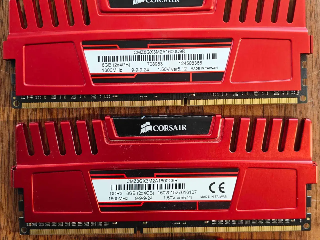 Billede 2 - 16GB DDR3 RAM - Crosair Vengeance