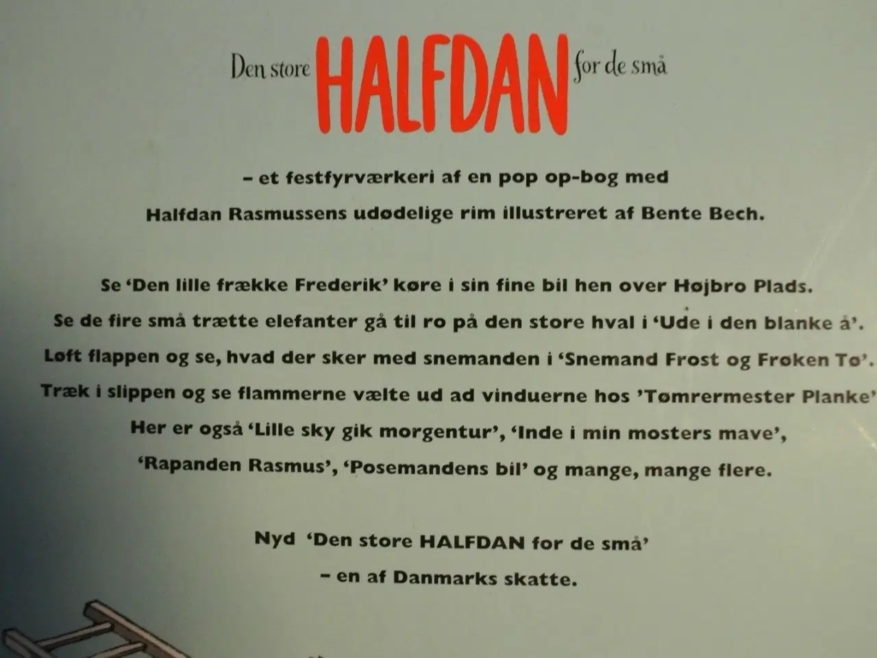 Billede 2 - den store halfdan for de små, af halfdan rasmussen